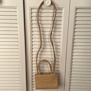 Telfar Small Cream Bag